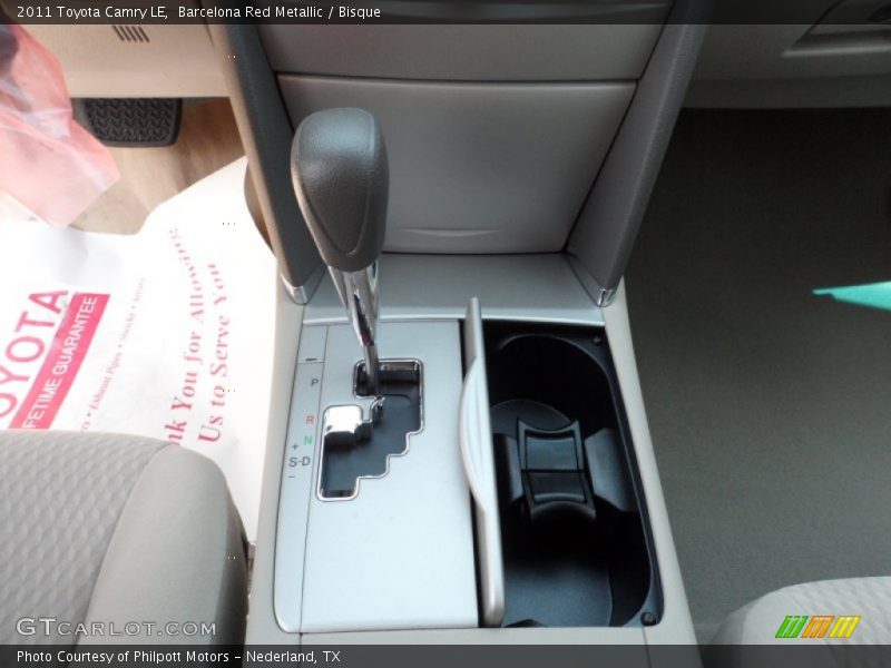Barcelona Red Metallic / Bisque 2011 Toyota Camry LE
