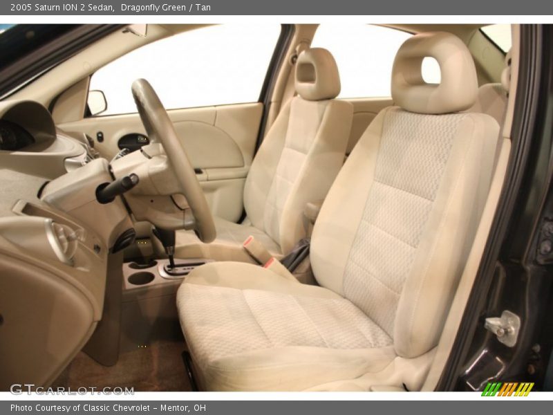 Dragonfly Green / Tan 2005 Saturn ION 2 Sedan