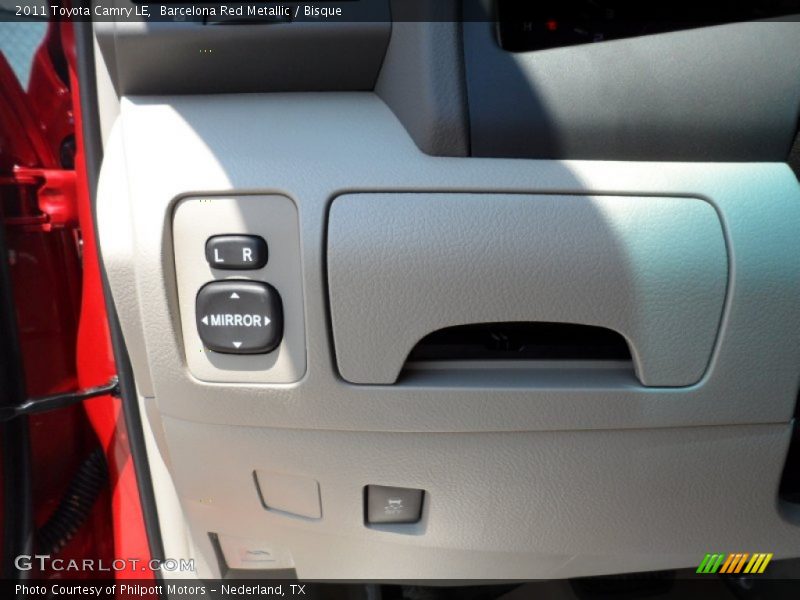 Barcelona Red Metallic / Bisque 2011 Toyota Camry LE