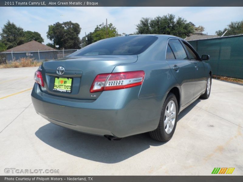 Aloe Green Metallic / Bisque 2011 Toyota Camry LE