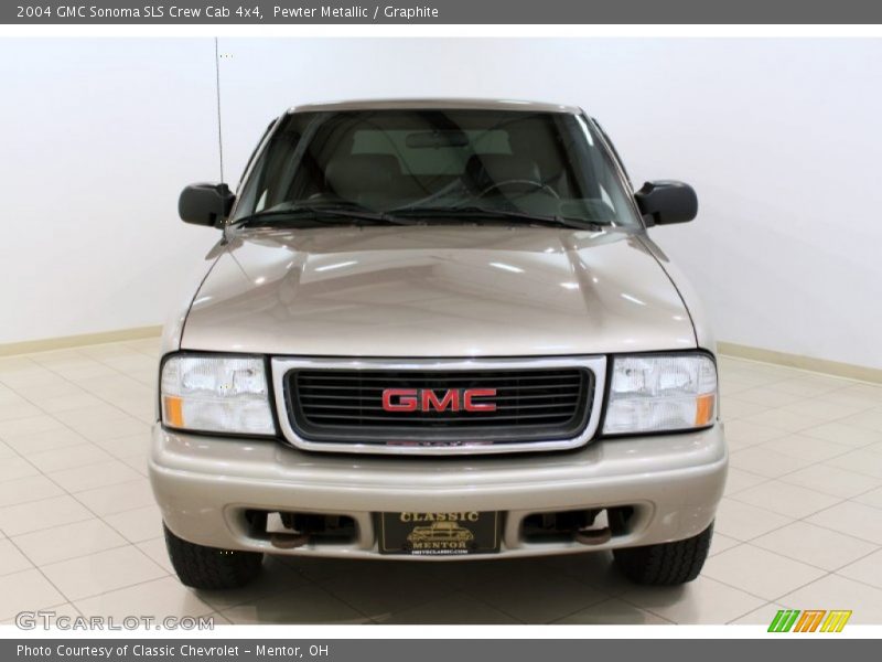 Pewter Metallic / Graphite 2004 GMC Sonoma SLS Crew Cab 4x4