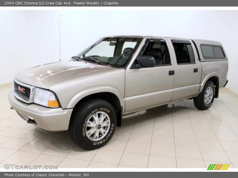 Pewter Metallic / Graphite 2004 GMC Sonoma SLS Crew Cab 4x4