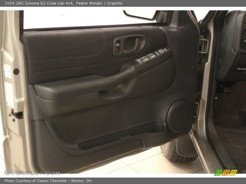 Pewter Metallic / Graphite 2004 GMC Sonoma SLS Crew Cab 4x4