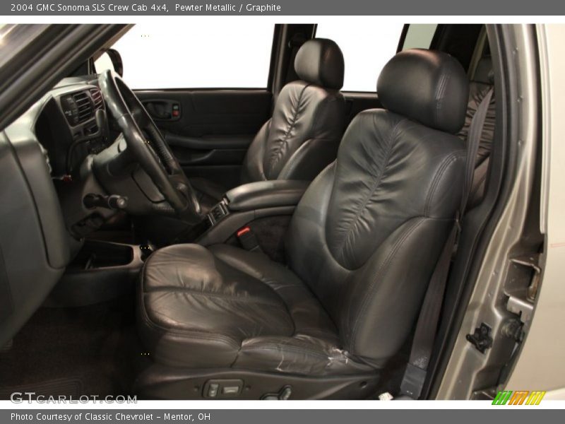 Pewter Metallic / Graphite 2004 GMC Sonoma SLS Crew Cab 4x4