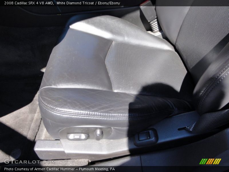 White Diamond Tricoat / Ebony/Ebony 2008 Cadillac SRX 4 V8 AWD