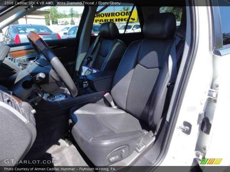 White Diamond Tricoat / Ebony/Ebony 2008 Cadillac SRX 4 V8 AWD