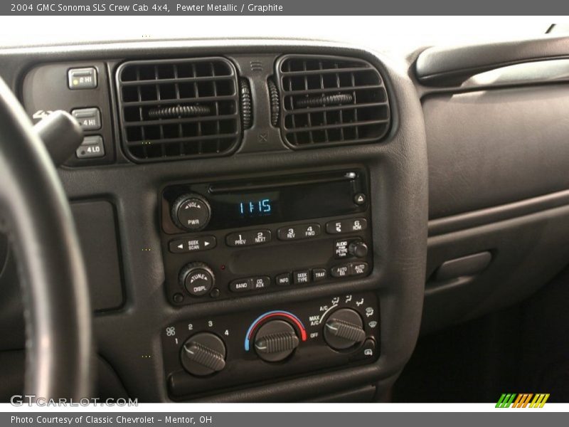 Pewter Metallic / Graphite 2004 GMC Sonoma SLS Crew Cab 4x4