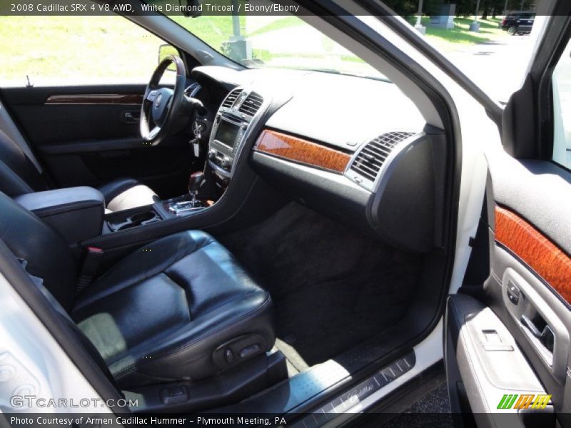 White Diamond Tricoat / Ebony/Ebony 2008 Cadillac SRX 4 V8 AWD