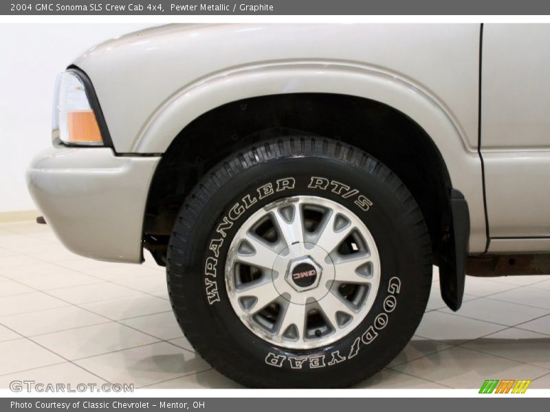 Pewter Metallic / Graphite 2004 GMC Sonoma SLS Crew Cab 4x4