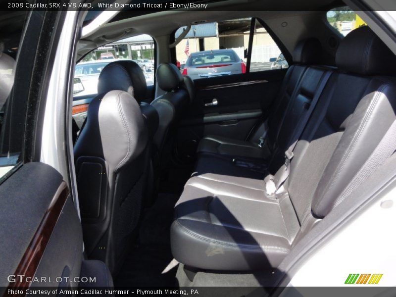 White Diamond Tricoat / Ebony/Ebony 2008 Cadillac SRX 4 V8 AWD