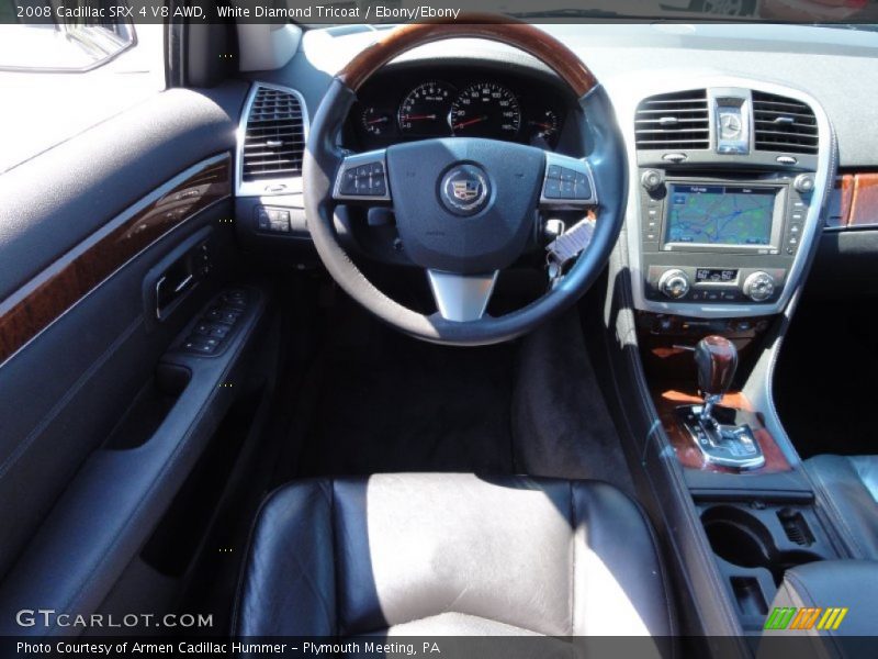 White Diamond Tricoat / Ebony/Ebony 2008 Cadillac SRX 4 V8 AWD