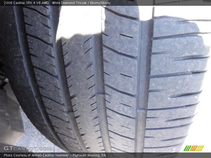 White Diamond Tricoat / Ebony/Ebony 2008 Cadillac SRX 4 V8 AWD
