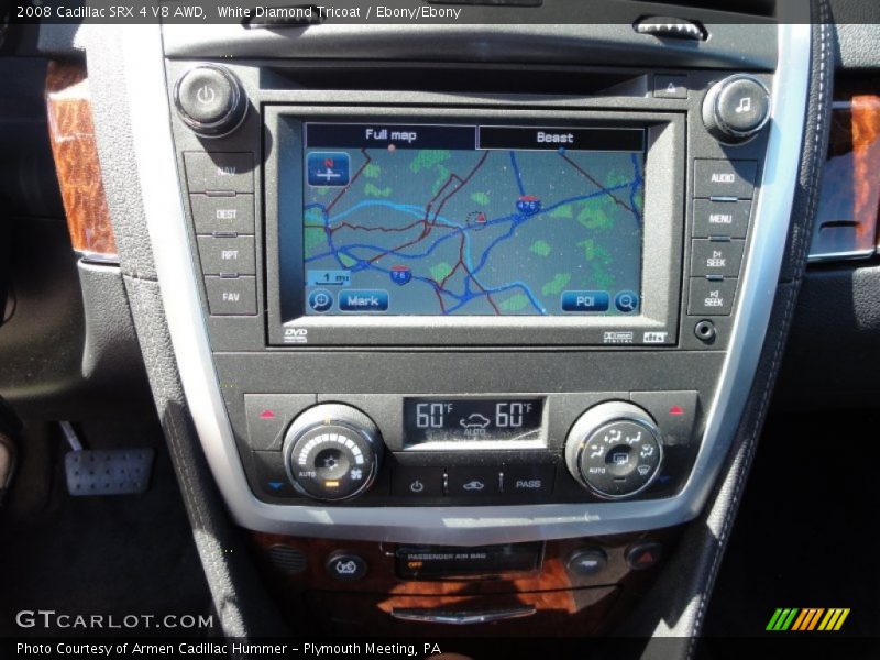 Navigation of 2008 SRX 4 V8 AWD