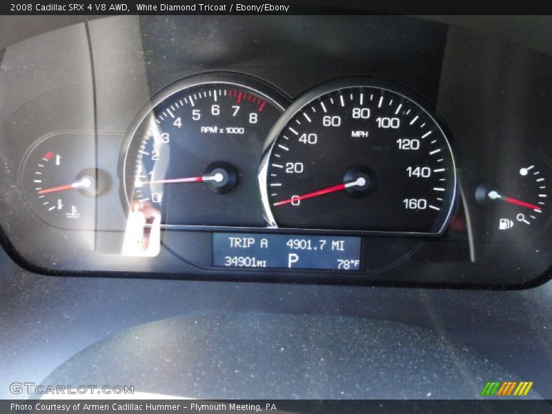  2008 SRX 4 V8 AWD 4 V8 AWD Gauges