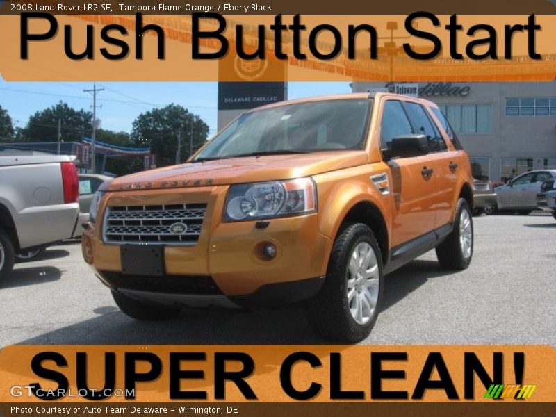 Tambora Flame Orange / Ebony Black 2008 Land Rover LR2 SE
