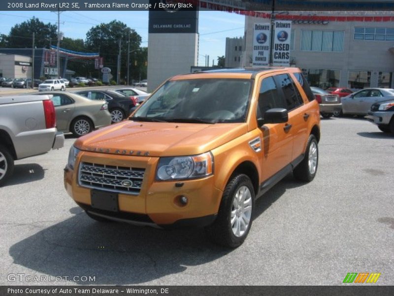 Tambora Flame Orange / Ebony Black 2008 Land Rover LR2 SE