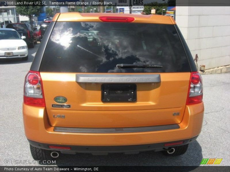 Tambora Flame Orange / Ebony Black 2008 Land Rover LR2 SE