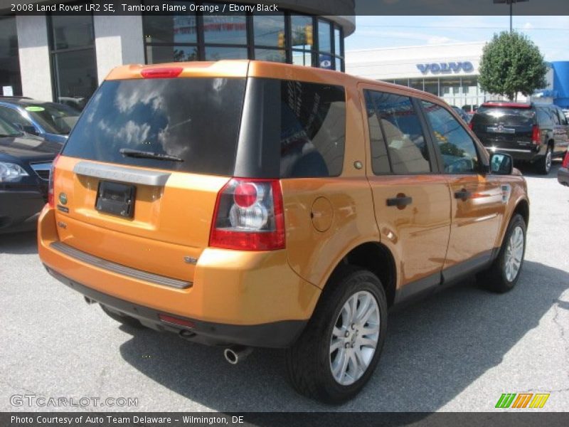 Tambora Flame Orange / Ebony Black 2008 Land Rover LR2 SE