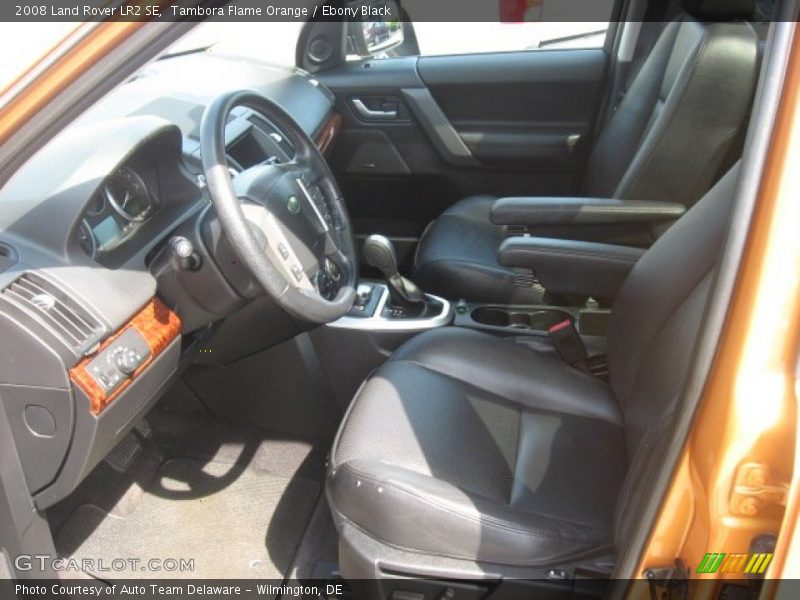  2008 LR2 SE Ebony Black Interior