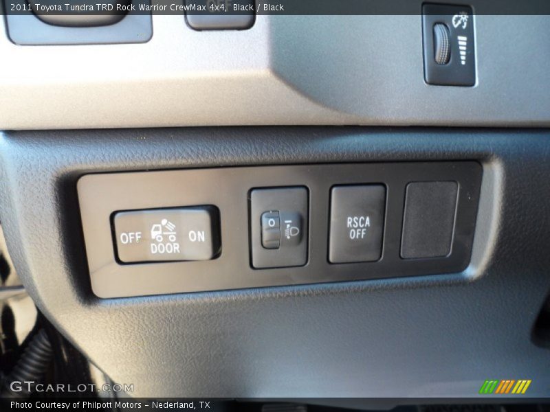 Controls of 2011 Tundra TRD Rock Warrior CrewMax 4x4