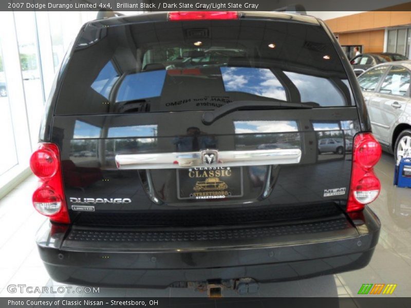 Brilliant Black / Dark Slate Gray/Light Slate Gray 2007 Dodge Durango Limited 4x4