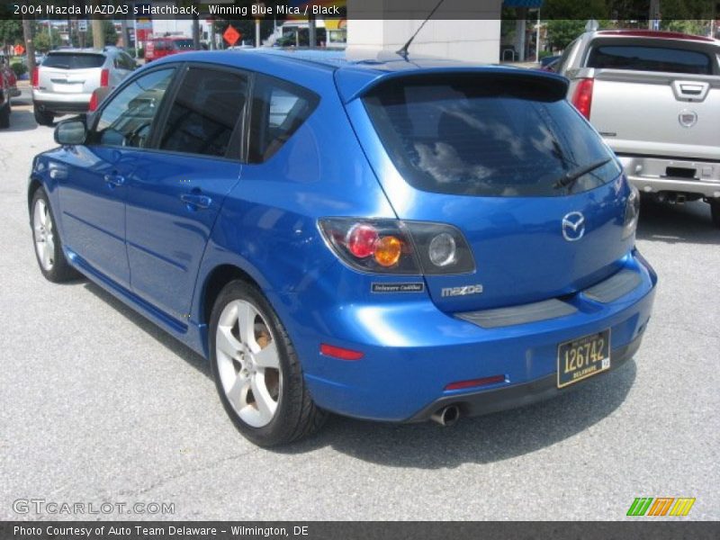 Winning Blue Mica / Black 2004 Mazda MAZDA3 s Hatchback