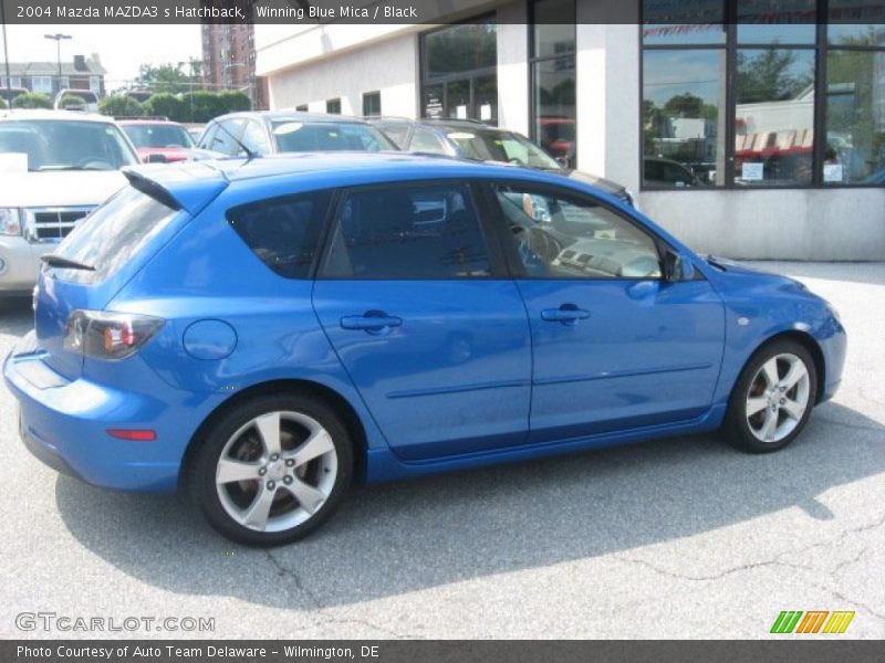 Winning Blue Mica / Black 2004 Mazda MAZDA3 s Hatchback