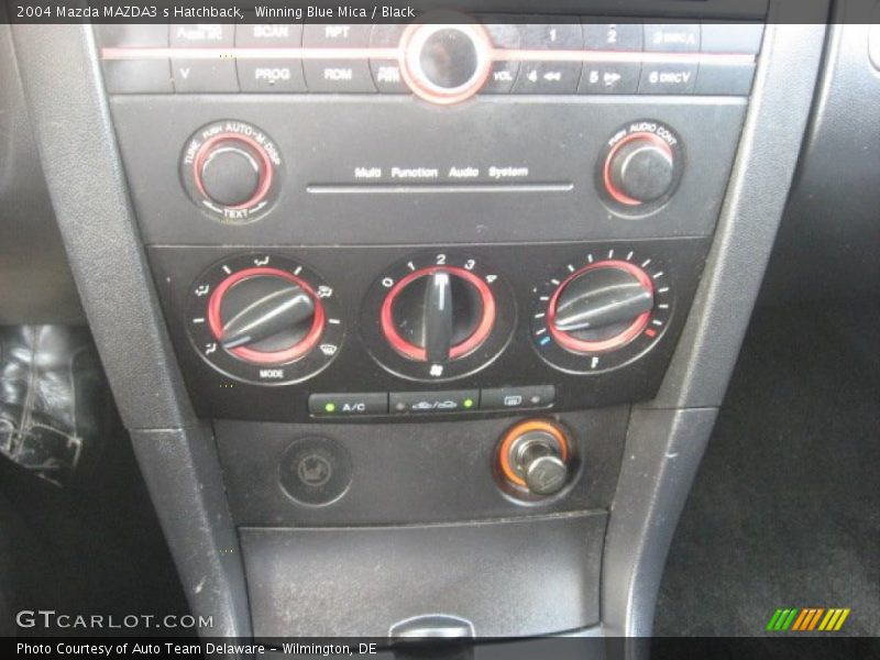 Winning Blue Mica / Black 2004 Mazda MAZDA3 s Hatchback