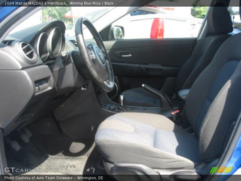 Winning Blue Mica / Black 2004 Mazda MAZDA3 s Hatchback
