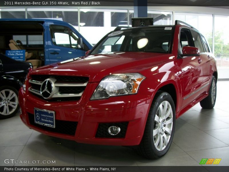 Mars Red / Black 2011 Mercedes-Benz GLK 350 4Matic