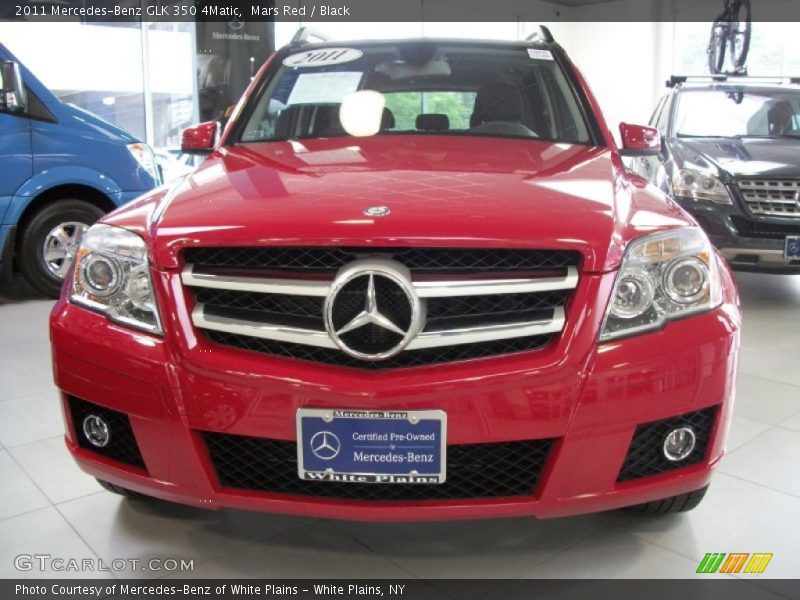 Mars Red / Black 2011 Mercedes-Benz GLK 350 4Matic