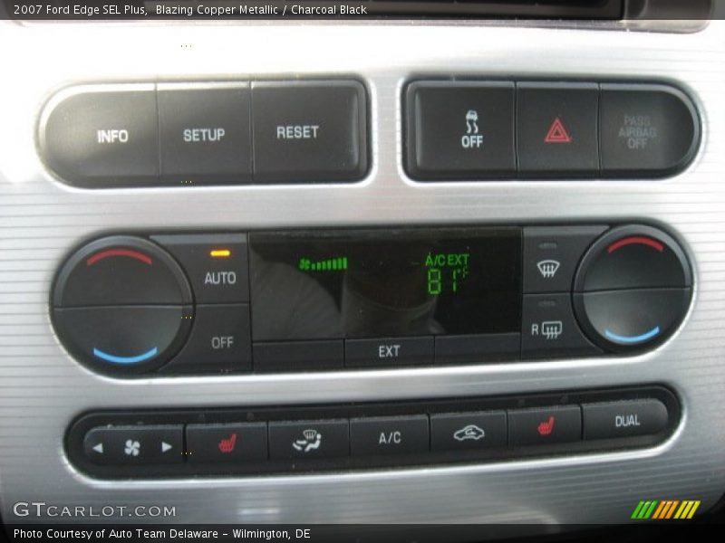 Blazing Copper Metallic / Charcoal Black 2007 Ford Edge SEL Plus