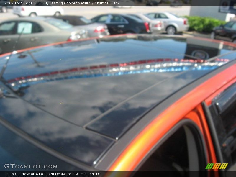 Blazing Copper Metallic / Charcoal Black 2007 Ford Edge SEL Plus