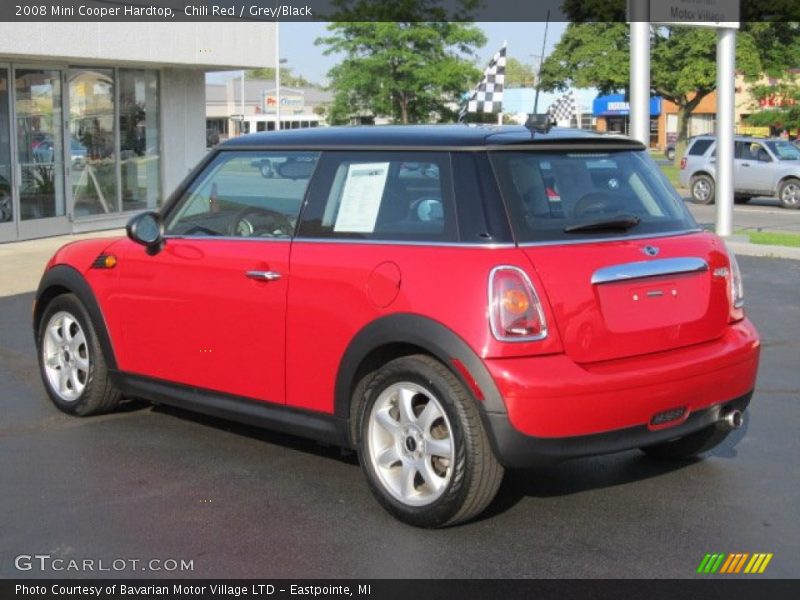 Chili Red / Grey/Black 2008 Mini Cooper Hardtop
