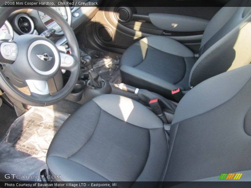 Chili Red / Grey/Black 2008 Mini Cooper Hardtop