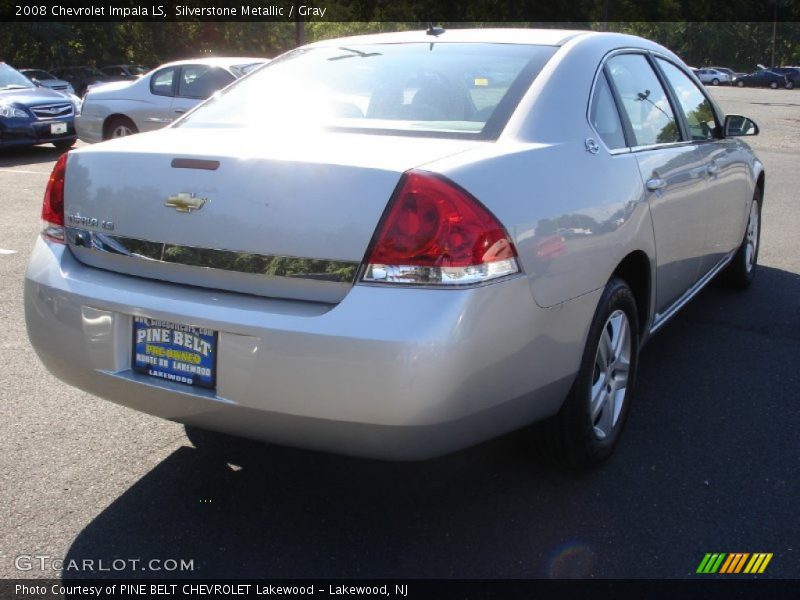 Silverstone Metallic / Gray 2008 Chevrolet Impala LS