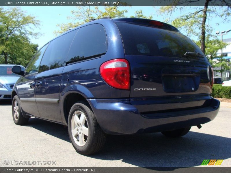 Midnight Blue Pearl / Medium Slate Gray 2005 Dodge Caravan SXT