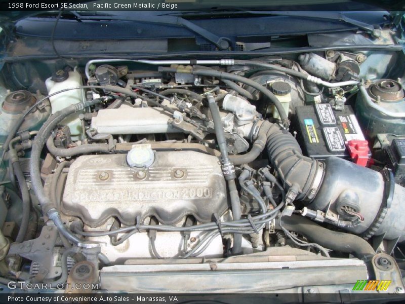  1998 Escort SE Sedan Engine - 2.0 Liter SOHC 8-Valve 4 Cylinder