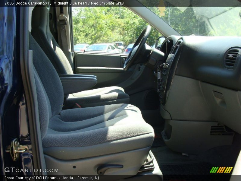 Midnight Blue Pearl / Medium Slate Gray 2005 Dodge Caravan SXT
