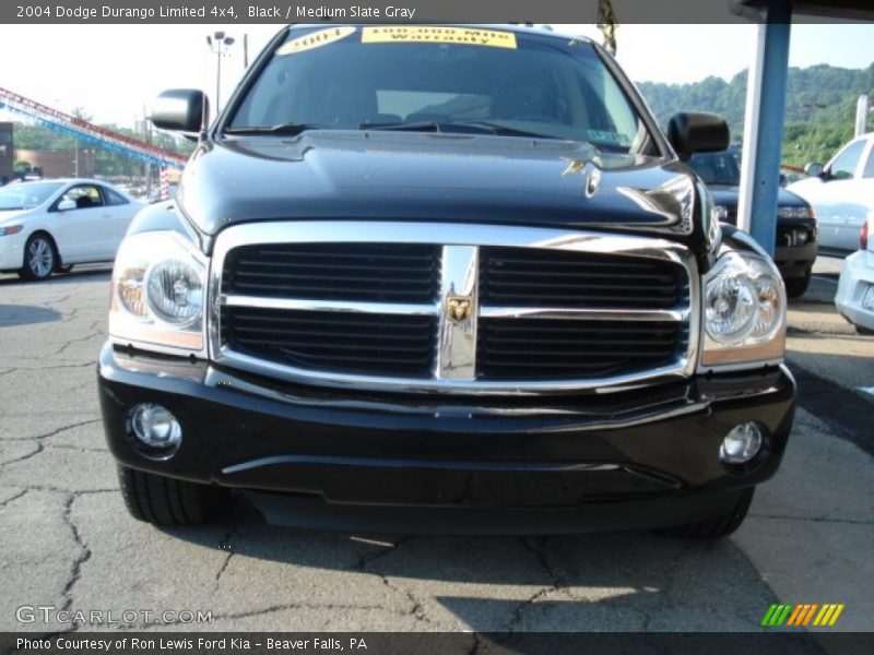 Black / Medium Slate Gray 2004 Dodge Durango Limited 4x4