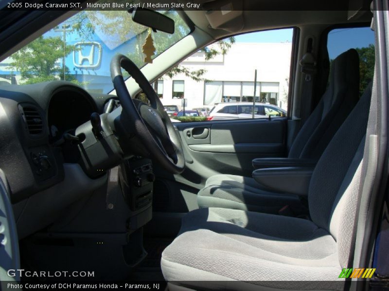 Midnight Blue Pearl / Medium Slate Gray 2005 Dodge Caravan SXT