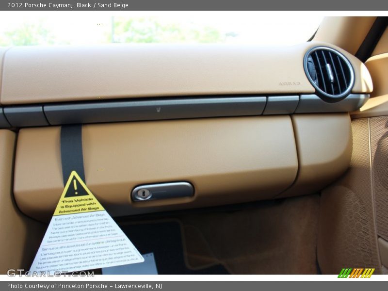 Black / Sand Beige 2012 Porsche Cayman