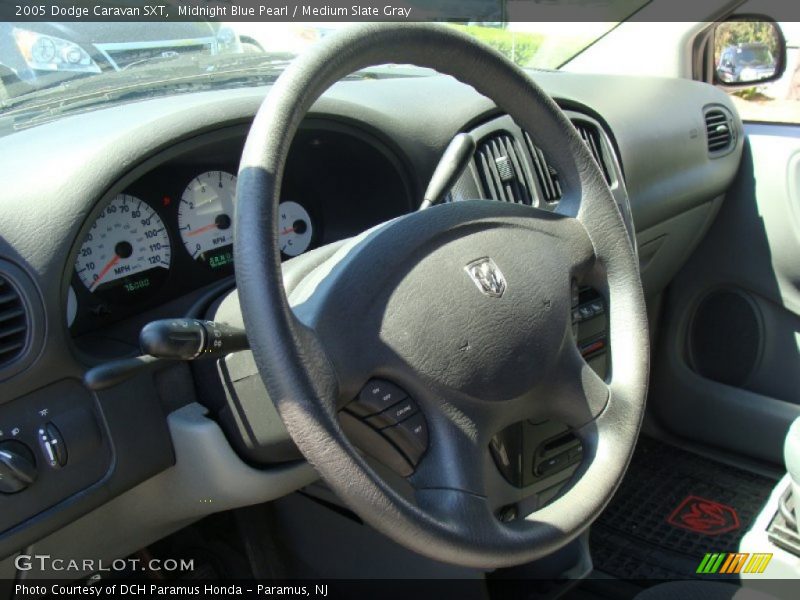 Midnight Blue Pearl / Medium Slate Gray 2005 Dodge Caravan SXT