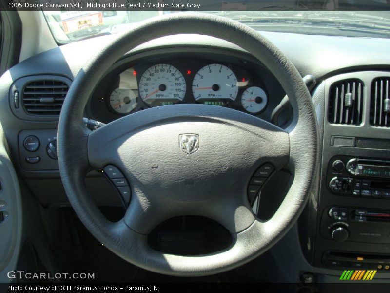 Midnight Blue Pearl / Medium Slate Gray 2005 Dodge Caravan SXT