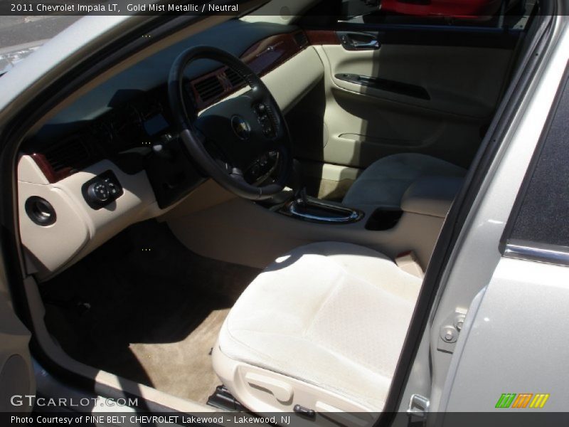 Gold Mist Metallic / Neutral 2011 Chevrolet Impala LT