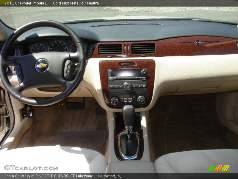 Gold Mist Metallic / Neutral 2011 Chevrolet Impala LT