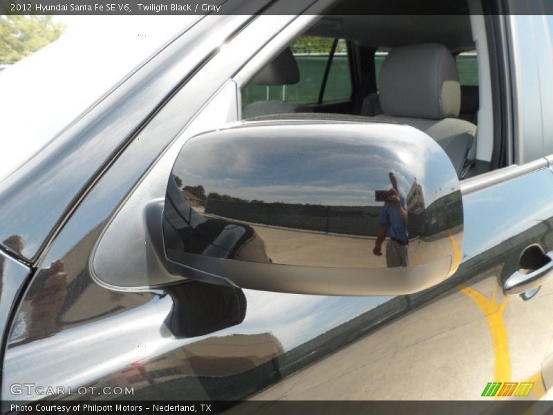 Twilight Black / Gray 2012 Hyundai Santa Fe SE V6