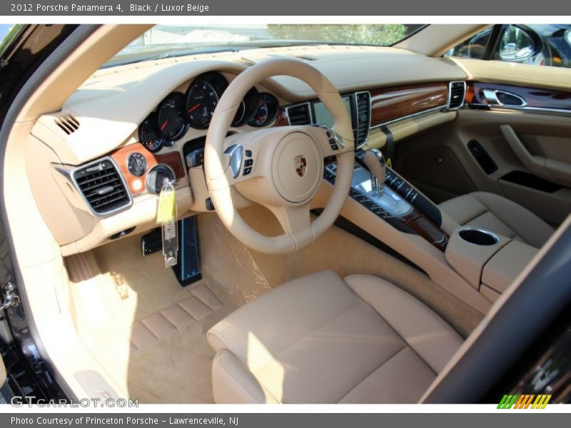  2012 Panamera 4 Luxor Beige Interior