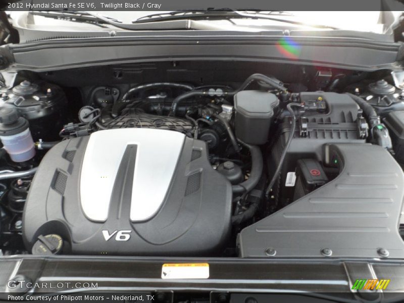  2012 Santa Fe SE V6 Engine - 3.5 Liter DOHC 24-Valve V6