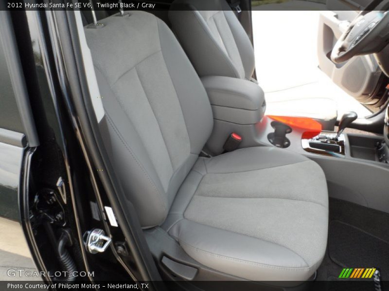 Twilight Black / Gray 2012 Hyundai Santa Fe SE V6